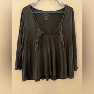 American eagle soft and sexy tee black